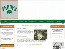 Tablet Screenshot of paddys34.com